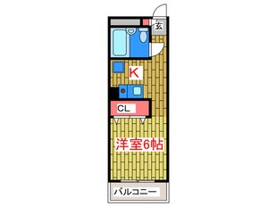 昭島コ－トエレガンスＤ棟の物件間取画像